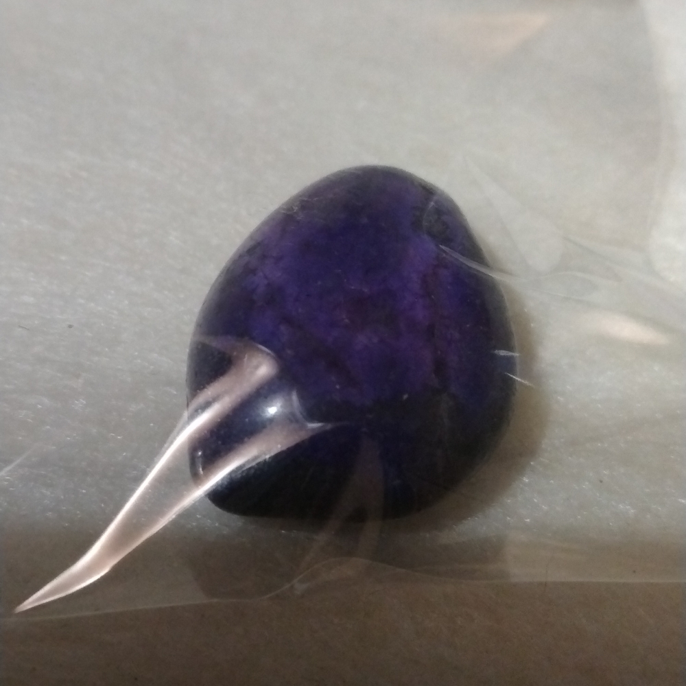 Purple Charoite stone loose for jewelry making large (sku 274)